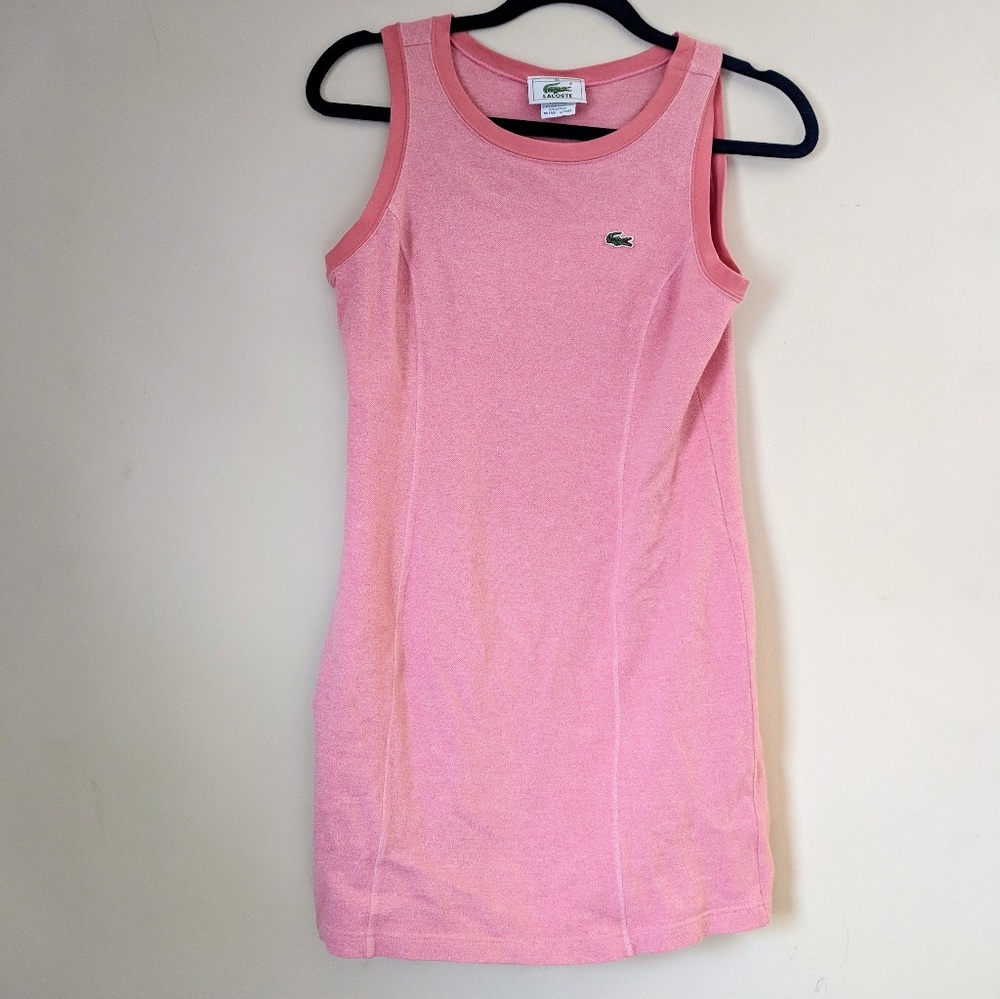 LACOSTE TANK MINI DRESS